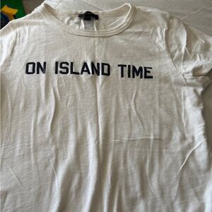 J. Crew Classic White Tee